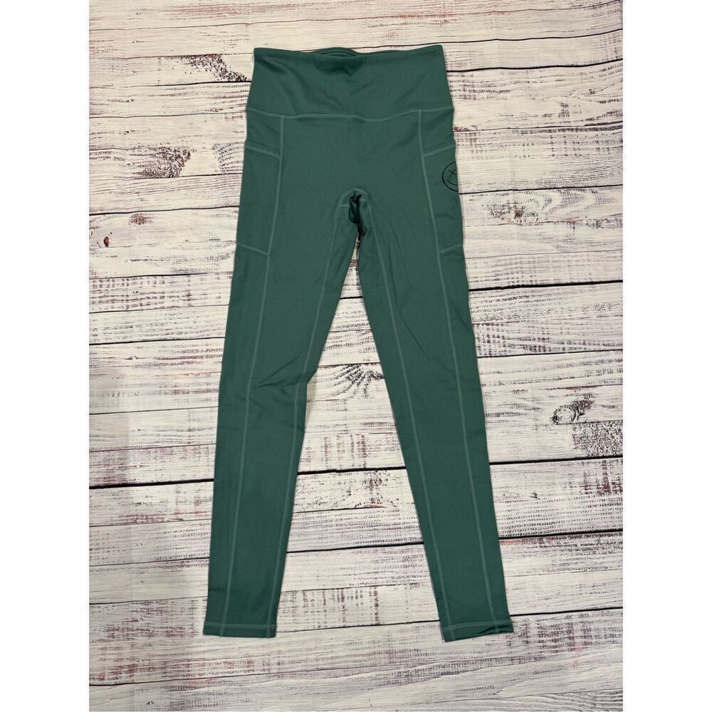 Salty Savage Side Pocket High Waist Leggings in Green Size Small